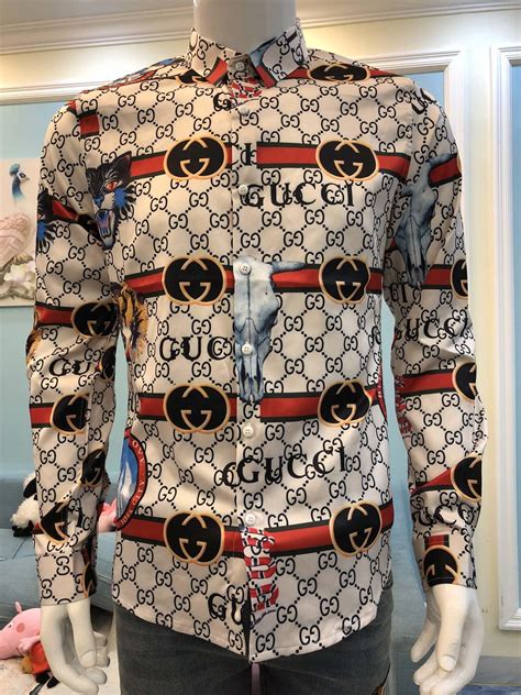 gucci men's shirt sale|Gucci shirts for men price.